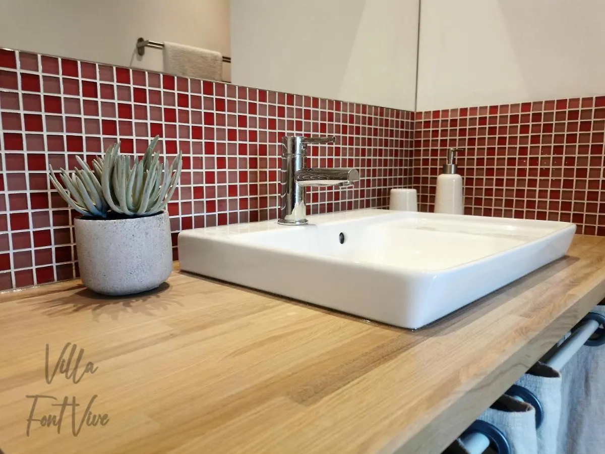 Bed & Breakfast Villa Font Vive - Chambres D'Hotes Eco-Labellisees Avec Cuisine - Confort, Calme Et Vue Exceptionnels ! Grospierres