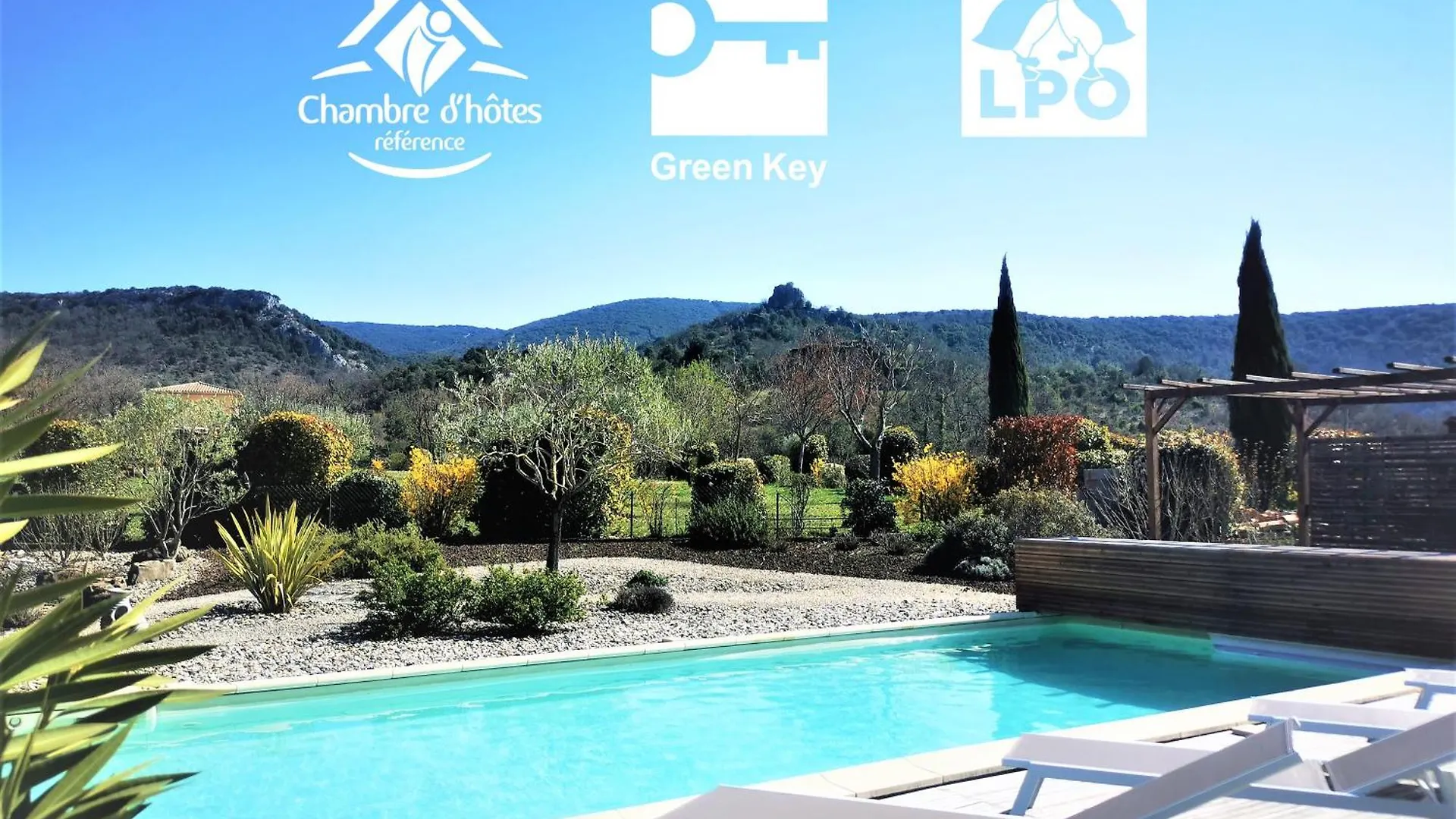 Villa Font Vive - Chambres D'Hotes Eco-Labellisees Avec Cuisine - Confort, Calme Et Vue Exceptionnels ! Grospierres
